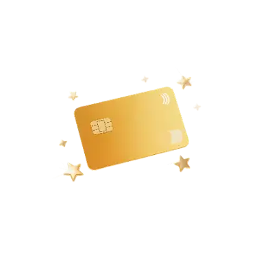 Decorative Gold Card